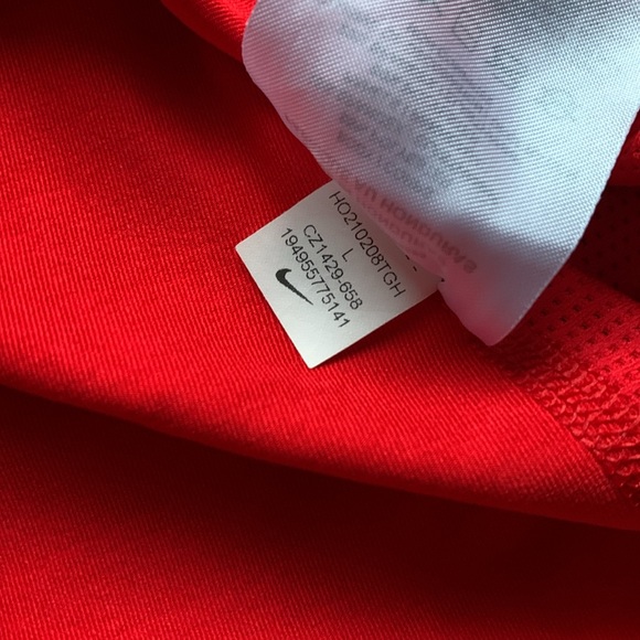 Nike Mater Dei High School Girls Volleyball Jersey Red Long Sleeve Stretch Large - Picture 11 of 14